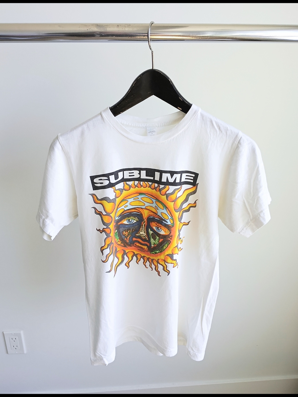 Sublime Band T-Shirt Small White Tultex Graphic Tee 2006 Copyright Sun Y2K VTG